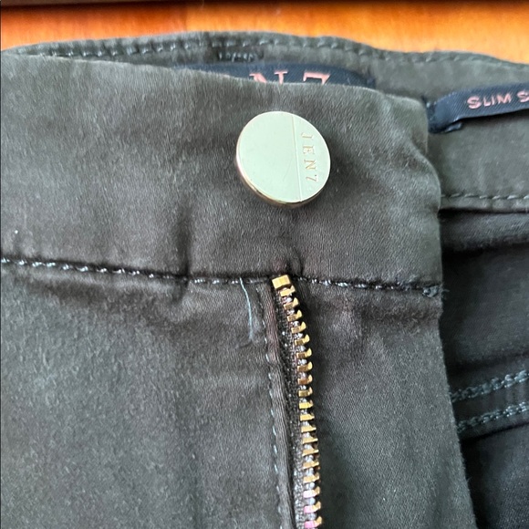 Zara Olive Slim Fit Trousers - Picture 2 of 7
